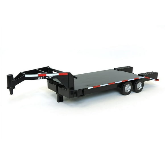 Big Country Toys - Flatbed Trailer - 1:20 Scale - Gooseneck Trailer - Toy Trailer - Vehicle Accessory - Farm Toys - Plastic