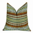 thumbnail image 1 of Plutus Coussin Fait Main à Rayures Amusantes, (22 Pouces x 22 Pouces), 1 of 2