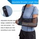 thumbnail image 5 of 1 cabestrillo para brazo de 38 x 19 cm, cabestrillo para brazo de malla, cabestrillo inmovilizador de hombro ligero, soporte estabilizador de hombro transpirable para brazo, codo y muñeca, 5 of 5