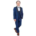 thumbnail image 2 of Stacy Adams Boys Tuxedo Set, 5-Piece Black Shawl Collar, 2 of 2