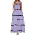 thumbnail image 1 of Vestido de tirantes de camisola sólida de manga corta con estilo de verano para mujer OAVQHLG3B Store  lin121212, 1 of 4