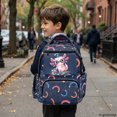 thumbnail image 5 of HELLHERO Axolotl 17 Inch Book Bags with Water Repellent Fabric, Durable Ventilated Padded Backpack for Back to School High School and Hiking, 5 of 7