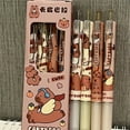 thumbnail image 4 of New Stationery Black Pen Kawaii Plastic Capybara Gel Pen Cartoon Black Gel Pen Signature Pen 4PCS, 4 of 7
