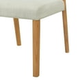 thumbnail image 6 of Christopher Knight Home Contemporary Dining Chairs, Open Back Design with Beige Cushions, Natural, Set of 2, 6 of 11