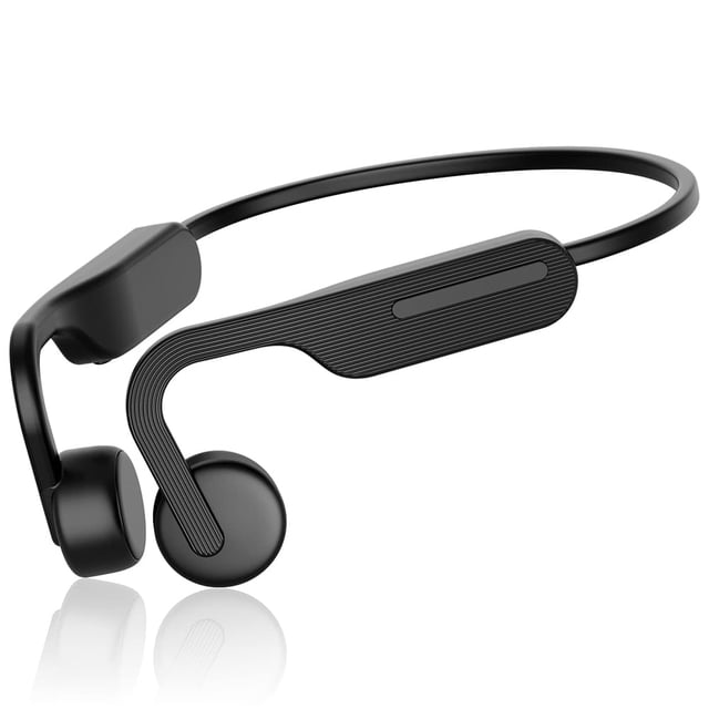 Auriculares de conducción ósea TITOUMI, compatibles con Bluetooth 5.0, deportivos, resistentes al sudor, para senderismo y yoga.