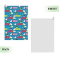 thumbnail image 2 of Pofeuu Color Dachshund Dog Print Premium Golf Towel with Carabiner Clip Absorbent Microfiber Waffle Pattern Golf Towel for Golf Bag Trolly Belt Loop, 2 of 8