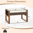 thumbnail image 3 of Costway 2 PCS PE Rattan Wicker Ottomans Outdoor Patio Footstools Multipurpose Furniture, 3 of 10