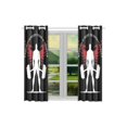thumbnail image 2 of MKHERT Body Builder Window Curtains Kitchen Curtain Room Bedroom Drapes Curtains 26x39 inch, 2 Piece, 2 of 3