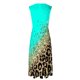 thumbnail image 5 of Vestido Corto de Verano de Moda sin Mangas con Cuello en V Impreso Vestido Casual Grande Del Doblado para Diario, 5 of 5