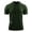 Army Green #008, variant on Mens Short Sleeve Hooded Shirt Casual Athletic Quick Dry Breathable Tops Summer Gym Workout Hoodies with Pockets