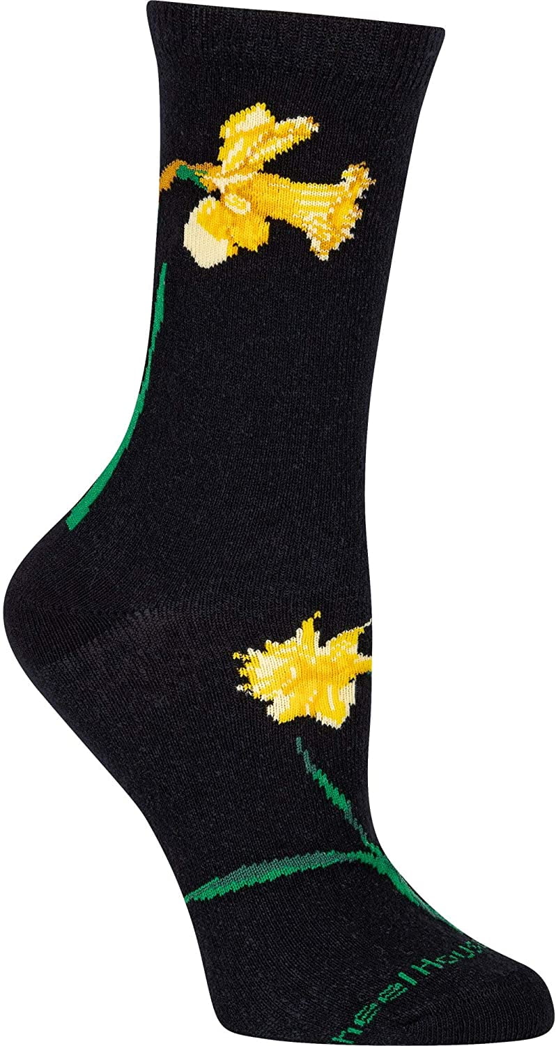 Yellow and Black Hands Socks Mens Womens Casual Socks Custom Creative Crew Socks