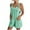 Green, variant on Utoimkio Women's Casual Summer Sleeveless Rompers Loose Fit Adjustable Strap Short Jumpsuits Overalls Summer Outfits with Pockets