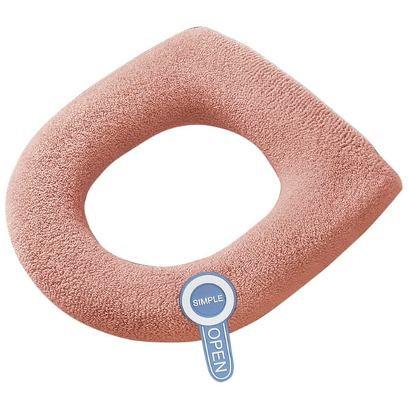 TIELUTT Bathroom Toilet Seat Cover Pads Soft Warmer Toilet Seat Cushion Cover Heated Rugs for Bathroom Light Bath Mats for Bathroom L Shaped Rugs for Living Room Heated Bath Mat Bathroom Non Rugs Mat