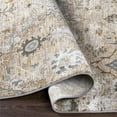 thumbnail image 5 of Surya Brunswick BWK-2311 108x146" Rectangle Fabric Rug in Taupe/Light Beige/Teal, 5 of 7