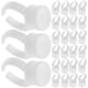 thumbnail image 4 of 100 anillos de maquillaje para pestañas, herramienta, soporte para tinta, contenedor de pigmento desechable para tatuaje de cejas, sin separación, tamaño M (blanco), 4 of 7