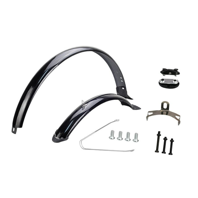 Decodeary Garde-Boue avant Arrière pour Pneus de Vélo Robuste Portable Noir 26 Pouces
