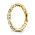 thumbnail image 6 of 14k 1 carat Lab Grown Diamond VS/SI+ G+ Size 7 Shared Prong Eternity Band, 6 of 6
