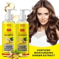 thumbnail image 2 of Ginger Scalp Care Shampoo & Conditioner for Dry, Flaky Scalp | With Ginger Root Essential Oil to Soothe Scalp & Dryness, Vegan | 400 mL / 13.5 Oz, 2 of 10