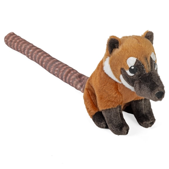 Wild Republic Rainforest Coati, Stuffed Animal, 6 Inches, Plush Toy, Fill is Spun Recycled Water Bottles
