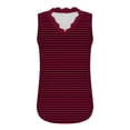 thumbnail image 6 of Vekome Summer Tops for Women Sleeveless Plus Size Sleeveless Shirts V Neck Casual Tee Shirts Solid Color Tunic Pullover Tops, 6 of 7