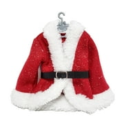 Holiday Time Red & White Santa Jacket Themed Ornament