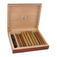 thumbnail image 7 of DUCIHBA Cigar Humidor - Holds 20 Cigars - Spanish Cedar Wood - Storage Bin Case - Cherry Color, 7 of 7