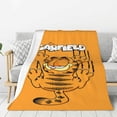 thumbnail image 3 of Manta de felpa suave y cómoda de Garfield, manta de felpa ligera y cálida de franela y mantas para sofá cama de 60" x 50", 3 of 8