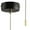 Black, variant on Pull Cord Light Switch With 150Cm Chain Lamp Pull Cord Switch Bathroom Ceiling Light Lamp Pendant Light Pull Cord Switch