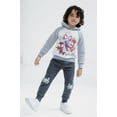 thumbnail image 2 of Marvel Spidey and His Amazing Friends Spider-Man Miles Morales Ghost-Spider Fleece Pullover Hoodie and Jogger Pants Outfit Set Toddler to Little Kid, 2 of 5