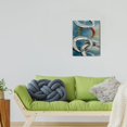 thumbnail image 2 of Colorful Graffiti Canvas Art Modern Abstract Blue Fantasy Paintings for Home Decor (12x16inch), 2 of 7