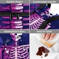 thumbnail image 4 of Skeleton Double Layered Insulated Lunch Bag with Two Compartments, Large Capacity, and Hand Carry - 7.1x11.4x16.1 Inches, 4 of 6