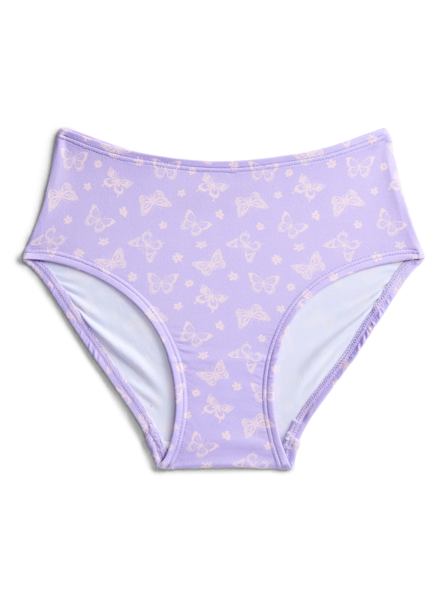 Wonder Nation Girls Premium Brief Underwear, 5-Pack, Sizes S-XL