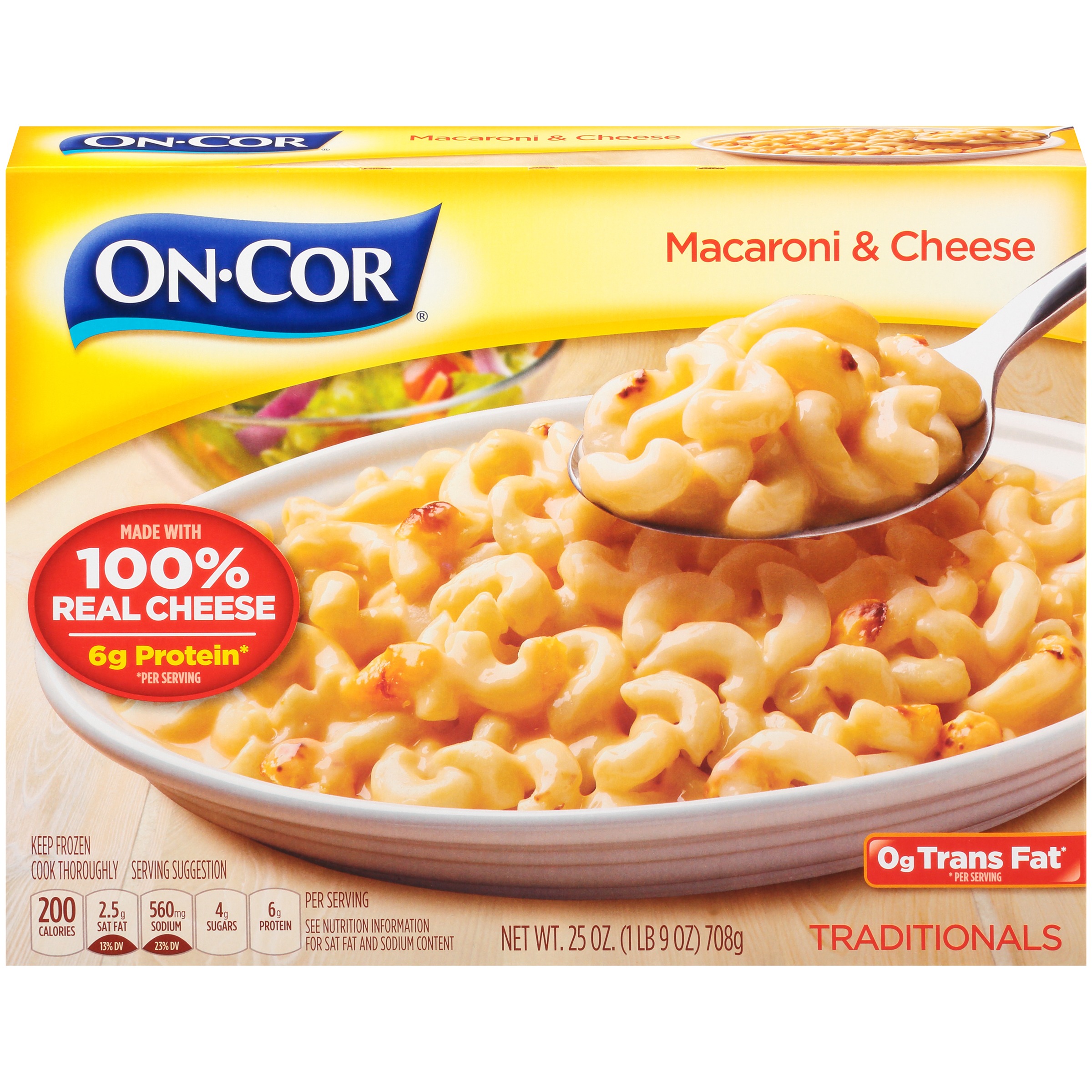 OnCor® Macaroni & Cheese 25 oz. Box