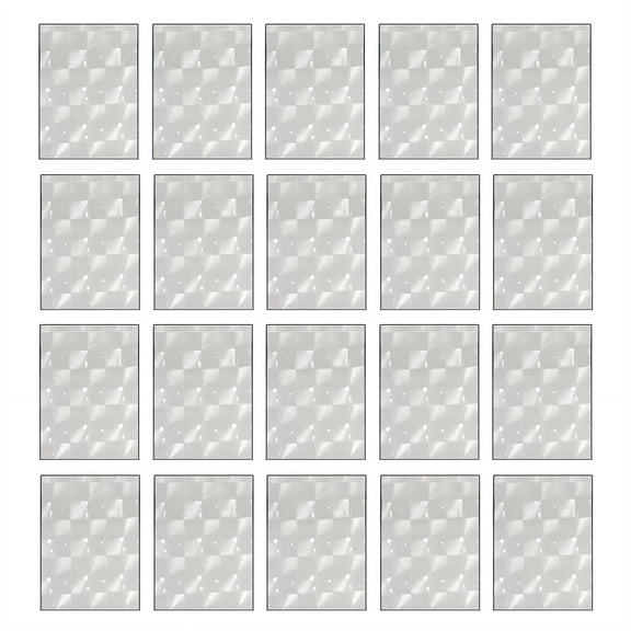 CCOCC 2026 New 20Pcs Sticker Paper Durable Vinyl Sticker Paper Not Easy to Fall Off Holographic Stickers for Scrapbook Card Making Diy Projects Style 4