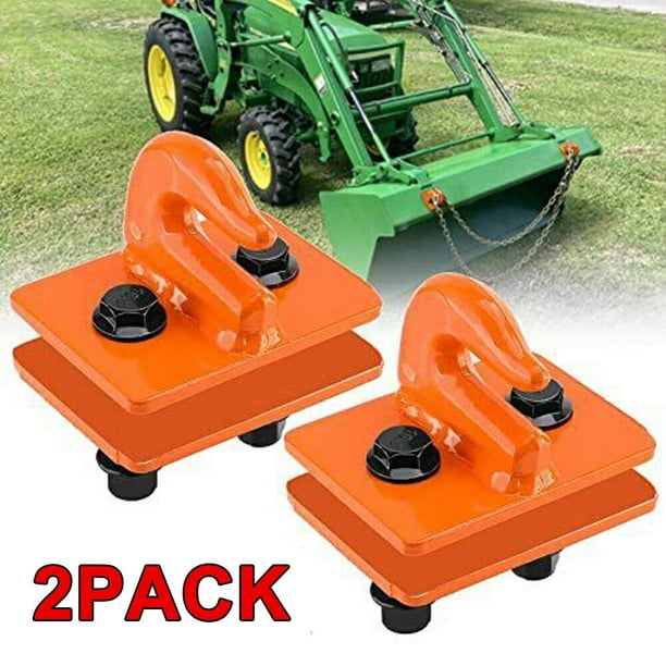 2 Pack 3/8" Tractor Bucket Hooks Max 15,400 lbs Heavy Duty G70Grab Hook