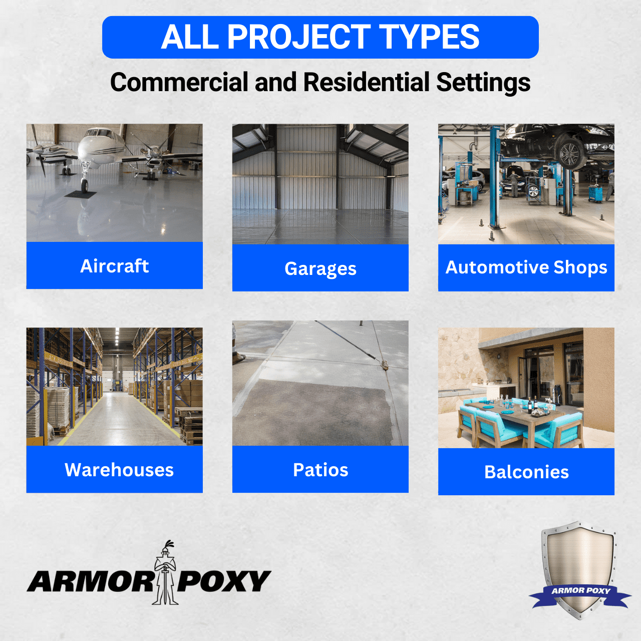 Armorpoxy INC Polyaspartic - 2 Gal Clear / Colored