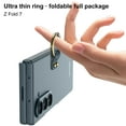 thumbnail image 4 of Dteck Case for Samsung Galaxy Z Fold 7, Shockproof PC Case Built-in Screen Protector Slim Stand Cover with Ring Holder For Galaxy Z Fold 7,Silver, 4 of 7