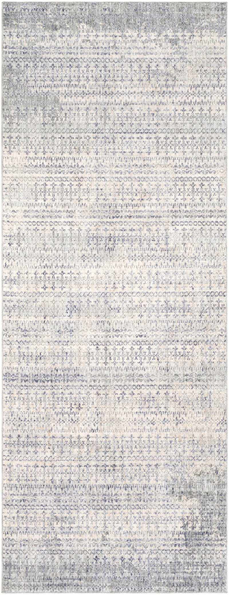 Mark&Day Area Rugs, 3x10 Altena Transitional Pale Blue Runner Area Rug
