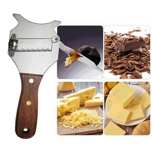 Coupe Truffe, Trancheur de Truffes, Truffe Coupe-Fromage avec Poignée en Bois, Trancheur de Truffes Rasoir Chocolat Trancheur Truffes Rasoir Truffes pour Truffle,du Légumes, Ail, Champignons
