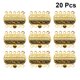 thumbnail image 3 of 20 piezas de accesorios para hacer joyas, 5 filas de cierres para pulseras, hebillas de conexión y cierres para collares para la creación de joyas DIY (dorado)., 3 of 7