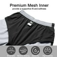 thumbnail image 2 of BROKIG Mens Sidemesh Workout Running Shorts with Zip Pockets Gym Athletic Shorts (X-Large, Light Grey), 2 of 9