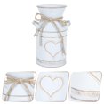 thumbnail image 2 of 1Pc Galvanized Flower Vase Dining Table Ornament Flower Arrangement Container, 2 of 3
