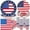 American, variant on Independence Day Party Tableware Set ,120-Piece Disposable USA Flag Theme Plates, Cups, Napkins & Cutlery for Patriotic Celebrations