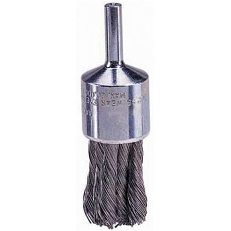 

Weiler Knot Wire End Brush Steel 3/4 In. 90191