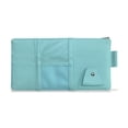thumbnail image 3 of Coche Styling Sun Visor Organizer Universal Elástico Correa de almacenamiento Bolsa de almacenamiento Automotriz Glasses Mobilephone Pen Holder con cremallera azul claro tholdsy VI009632-03, 3 of 7