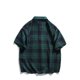 thumbnail image 3 of Mens Camisas de Manga Corta Impresa Gira-Abajo Collar Cremallera, Camiseta Casual Blusa para el Hogar, Diario Y Cuatro Estaciones de Uso, 3 of 3