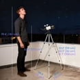 thumbnail image 3 of Outsunny Telescope for Adults, 70 mm Aperture 300 mm Refractor Telescope, 3 of 10