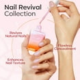 thumbnail image 5 of modelones Nail Strengthener, Sparkle Pink Nail Natural Concealer Foundation Polish Air Dry Nail Growth Polish for Damaged Nails Imperfection Masking Gifts for Women 15ml, 5 of 9