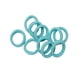 thumbnail image 2 of Banda para el cabello Qarigey 20 piezas estilo preppy decorativa sin enganches Azul claro, 2 of 6