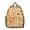 Camel-25, variant on Wild Deer Head Student Backpack – Artistic Geometric Forest Print With Rustic Nordic Ethnic Design Nature Aesthetic Woodland Theme